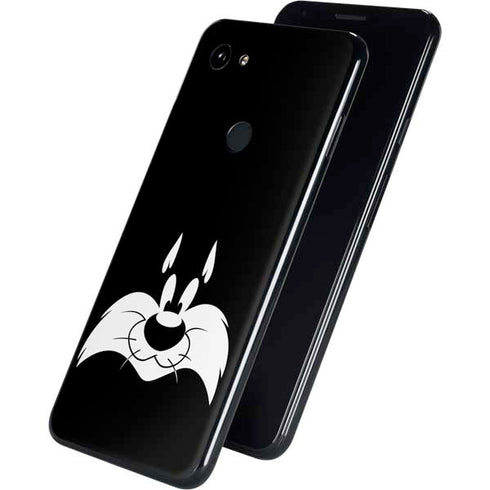 Looney Tunes Sylvester the Cat Black and White Google Pixel 3a XL Skin